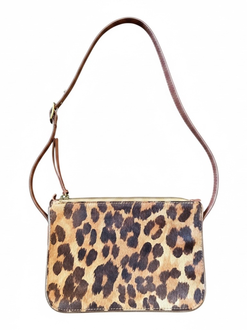 Madewell Simple Crossbody Leopard Calf Hair | GUC